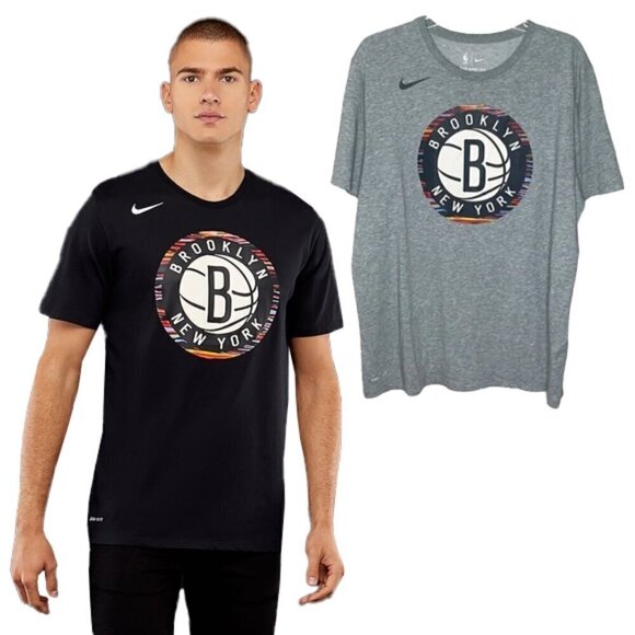 ❤️ NIKE NBA BROOKLYN NETS DRI FIT TSHIRT Size XL - Picture 1 of 6